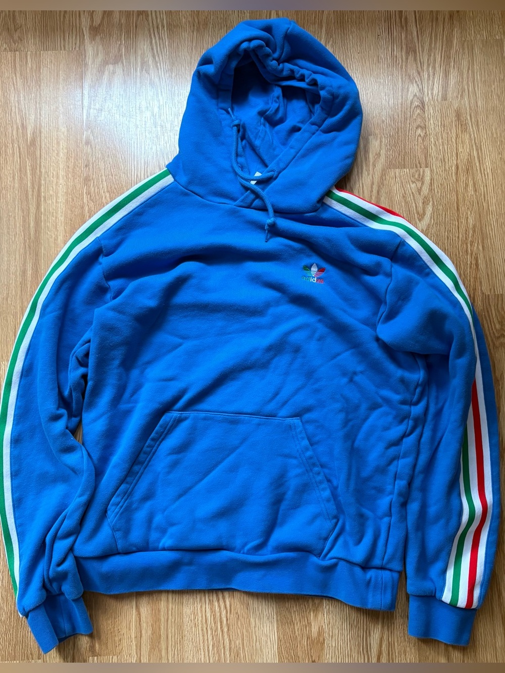 Adidas originals trefoil 3 stripes FB nations italy size M hoodie